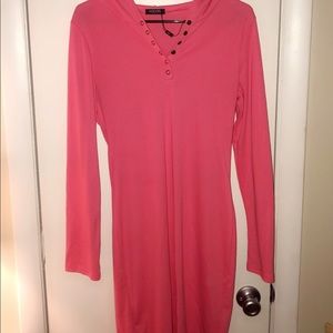 PInk Dress With Hood